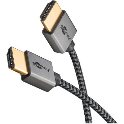 Câble HDMI Goobay Plus 75752 - 4K 60Hz, 1m Câble HDMI Goobay Plus 75752 - 4K 60Hz, 1m