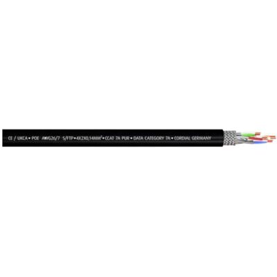 Cordial CSE 1.0 NN 7A PUR câble réseau - 1m, Noir Cordial CSE 1.0 NN 7A PUR câble réseau - 1m, Noir