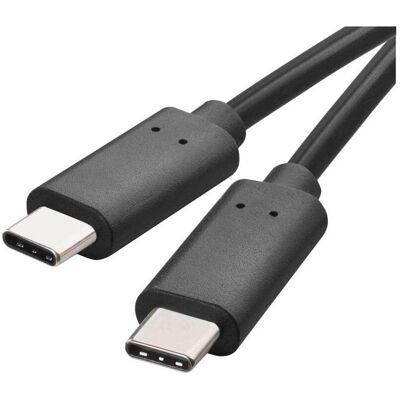 Emos Câble USB 3.1 C mâle - USB 3.1 C mâle 1m, noir (1 m, 60 W), Câble USB Emos Câble USB 3.1 C mâle - USB 3.1 C mâle 1m, noir (1 m, 60 W), Câble USB