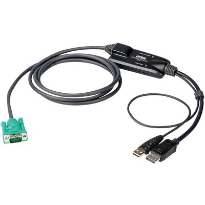 Aten CV190 Câble clavier / vidéo / souris (KVM) (1.80 m), Câble vidéo, Noir Aten CV190 Câble clavier / vidéo / souris (KVM) (1.80 m), Câble vidéo, Noir