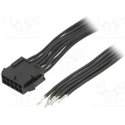 Espe Câble mâle PIN : 10, 0,4 m, 4 A. Isolation : PVC noir-rouge, type TLYp (0.40 m), Câble d'alimentation, Rouge, Noir Espe Câble mâle PIN : 10, 0,4 m, 4 A. Isolation : PVC noir-rouge, type TLYp (0.40 m), Câble d'alimentation, Rouge, Noir