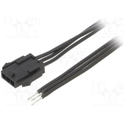 Espe Câble mâle PIN : 3, 0,6 m, 4 A. Isolation : PVC noir-rouge, type TLYp (0.60 m), Câble d'alimentation, Rouge, Noir Espe Câble mâle PIN : 3, 0,6 m, 4 A. Isolation : PVC noir-rouge, type TLYp (0.60 m), Câble d'alimentation, Rouge, Noir