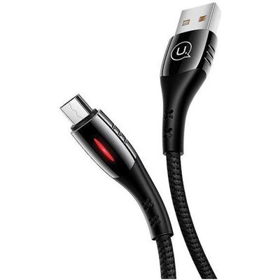 Usams Câble USB-A - microUSB, 1.2 m noir (63821-uniw) (1.20 m, USB 2.0), Câble USB Usams Câble USB-A - microUSB, 1.2 m noir (63821-uniw) (1.20 m, USB 2.0), Câble USB