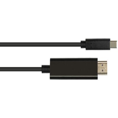 Kabelmeister Câble adaptateur USB-C? mâle vers HDMI 2.0 mâle, 4K / UHD @60Hz, CU, noir, 10m (10 m), Câble vidéo, Noir Kabelmeister Câble adaptateur USB-C? mâle vers HDMI 2.0 mâle, 4K / UHD @60Hz, CU, noir, 10m (10 m), Câble vidéo, Noir