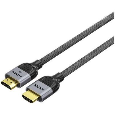 Unitek KABEL HDMI 2.1 8K LUX OPLOT 8M (8 m), Câble vidéo, Noir Unitek KABEL HDMI 2.1 8K LUX OPLOT 8M (8 m), Câble vidéo, Noir