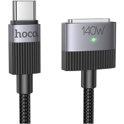 Hoco Cable Cable USB C to Mag3 5A 140W magnetic 1,8 m U141 black (1.80 m, USB 3.2 Gen 1, 140 W), Câble USB Hoco Cable Cable USB C to Mag3 5A 140W magnetic 1,8 m U141 black (1.80 m, USB 3.2 Gen 1, 140 W), Câble USB