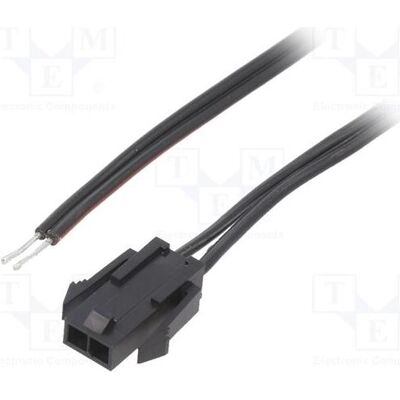 Espe Câble mâle PIN : 2, 0,4 m, 4 A. Isolation : PVC noir-rouge, type TLYp (0.40 m), Câble d'alimentation, Rouge, Noir Espe Câble mâle PIN : 2, 0,4 m, 4 A. Isolation : PVC noir-rouge, type TLYp (0.40 m), Câble d'alimentation, Rouge, Noir