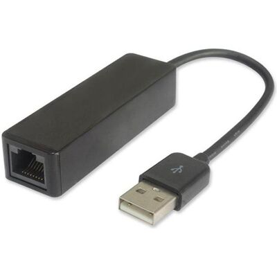Aten PremiumCord Convertisseur USB->RJ45 10/100 (USB 2.0), Adaptateur réseau, Noir Aten PremiumCord Convertisseur USB->RJ45 10/100 (USB 2.0), Adaptateur réseau, Noir