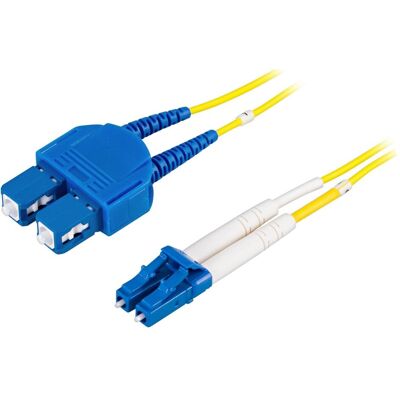Câble en fibre optique Deltaco - LC à SC, 5m, monomode - Câble réseau Câble en fibre optique Deltaco - LC à SC, 5m, monomode - Câble réseau