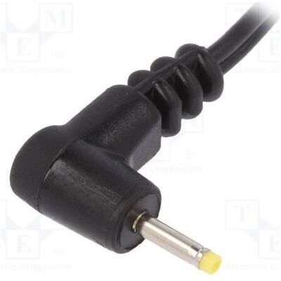 BQ Cable Câble 2 x 0,5 mm², connecteur DC 2,35/0,7 coudé, noir, 1,5 m (1.50 m), Câble d'alimentation, Noir BQ Cable Câble 2 x 0,5 mm², connecteur DC 2,35/0,7 coudé, noir, 1,5 m (1.50 m), Câble d'alimentation, Noir