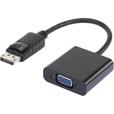 Adaptateur DisplayPort vers VGA Renkforce RF-4212174 - Noir Adaptateur DisplayPort vers VGA Renkforce RF-4212174 - Noir