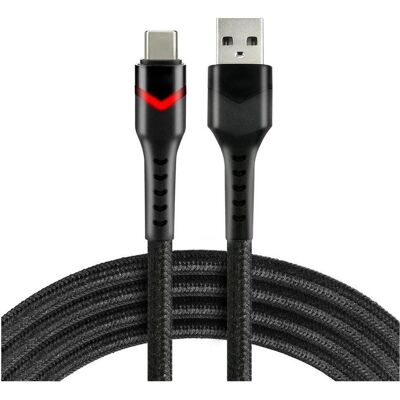 Usams USB-zu-USB-C-Kabel 1,0m everActive CBB-1CBR (1 m, USB 2.0), Câble USB Usams USB-zu-USB-C-Kabel 1,0m everActive CBB-1CBR (1 m, USB 2.0), Câble USB