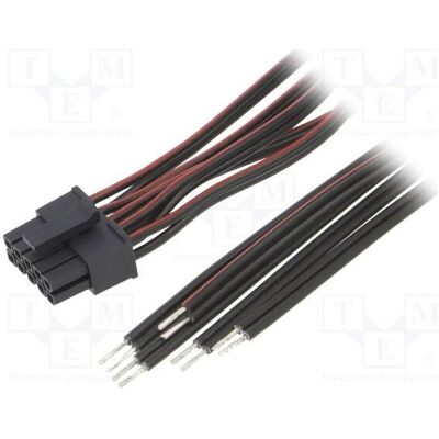 Espe Connecteur femelle : 10, 0,4 m, 4 A. Isolation : PVC noir-rouge, type TLYp (0.40 m), Câble d'alimentation, Multicolore Espe Connecteur femelle : 10, 0,4 m, 4 A. Isolation : PVC noir-rouge, type TLYp (0.40 m), Câble d'alimentation, Multicolore