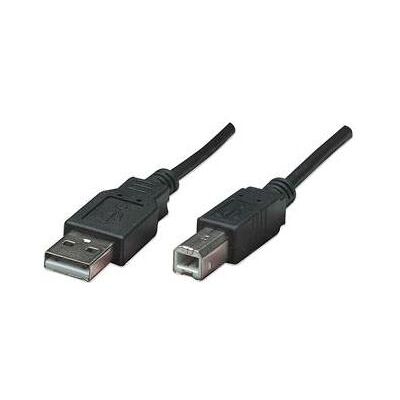Logo Câble USB A - USB B 1,8 m Gris (17057) (1.80 m, USB 2.0), Câble USB Logo Câble USB A - USB B 1,8 m Gris (17057) (1.80 m, USB 2.0), Câble USB