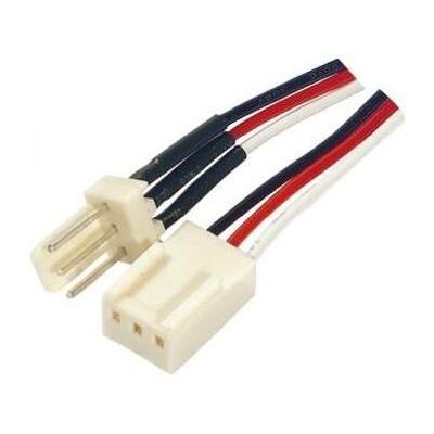 Exertis Connect Câble d'alimentation pour ventilateurs, fiche à 3 broches vers prise à 3 broches, 0,45 m Rallonge (45 cm), Câble interne (PC) Exertis Connect Câble d'alimentation pour ventilateurs, fiche à 3 broches vers prise à 3 broches, 0,45 m Rallonge (45 cm), Câble interne (PC)