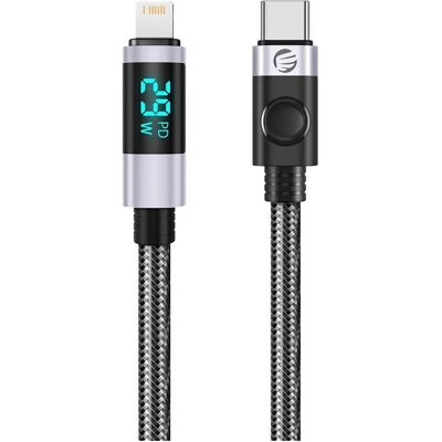 Orico Câble LDC2L USB-C vers Lightning PD 29 W avec indicateur LED, 480 Mbps, 1,5 m - Noir (1.50 m, 29 W), Câble USB Orico Câble LDC2L USB-C vers Lightning PD 29 W avec indicateur LED, 480 Mbps, 1,5 m - Noir (1.50 m, 29 W), Câble USB