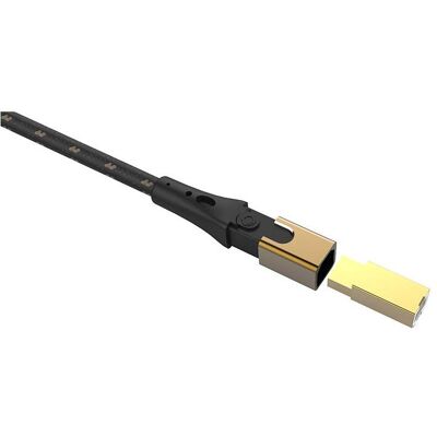 Oehlbach Câble USB 2.0 USB-A mâle, USB-B mâle 5.00 m noir/or D1C (5 m, USB 2.0), Câble USB Oehlbach Câble USB 2.0 USB-A mâle, USB-B mâle 5.00 m noir/or D1C (5 m, USB 2.0), Câble USB
