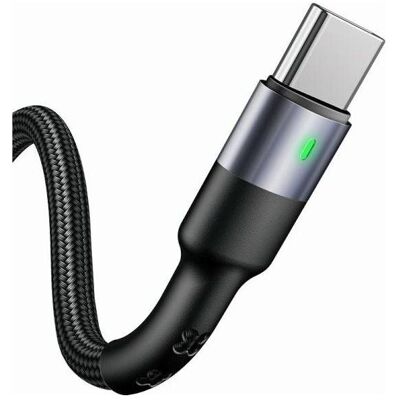 Usams USB USB-A - USB-C cable 1 m Black (1 m, USB 2.0), Câble USB Usams USB USB-A - USB-C cable 1 m Black (1 m, USB 2.0), Câble USB