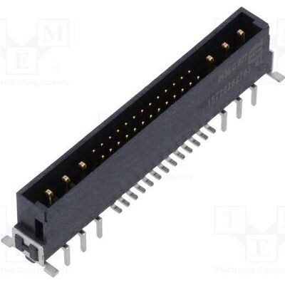 Harting Connecteur : prise mâle pour connexion carte à carte (PCB à PCB) nombre de broches : 32 (6+26),, Câble + prise électronique Harting Connecteur : prise mâle pour connexion carte à carte (PCB à PCB) nombre de broches : 32 (6+26),, Câble + prise électronique