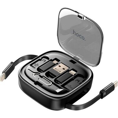 Hoco Câble USB tout-en-un (1 m, USB 3.2 Gen 1, 60 W), Câble USB Hoco Câble USB tout-en-un (1 m, USB 3.2 Gen 1, 60 W), Câble USB