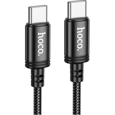 Hoco Cable cable Type C to Type C PD 3A 60W X91 3 m black (3 m, 60 W), Câble USB Hoco Cable cable Type C to Type C PD 3A 60W X91 3 m black (3 m, 60 W), Câble USB