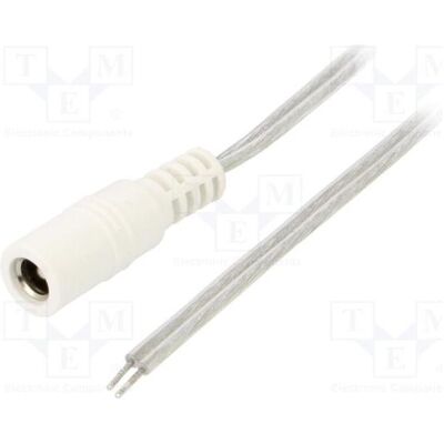 BQ Cable Câble : 2 x 0,5 mm², prise DC 5,5/2,5, droite, transparente (5 m), Câble d'alimentation, Blanc, Transparent BQ Cable Câble : 2 x 0,5 mm², prise DC 5,5/2,5, droite, transparente (5 m), Câble d'alimentation, Blanc, Transparent