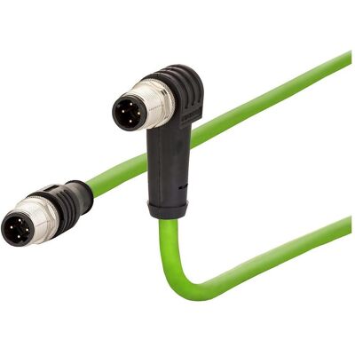 Câble réseau Metz Connect M12 10m Vert Blindé PUR - Câble réseau Câble réseau Metz Connect M12 10m Vert Blindé PUR - Câble réseau