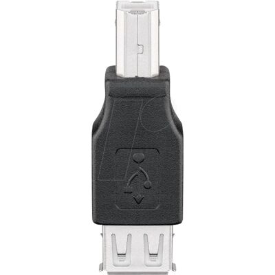 Goobay Adaptateur USB 2.0 Hi-Speed, USB 2.0 femelle (type A) (USB, USB-A), Adaptateur données + vidéo, Noir, Blanc Goobay Adaptateur USB 2.0 Hi-Speed, USB 2.0 femelle (type A) (USB, USB-A), Adaptateur données + vidéo, Noir, Blanc