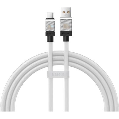 Baseus Câble USB do USB-C CoolPlay 100W 1m (blanc) (1 m, 100 W), Câble USB Baseus Câble USB do USB-C CoolPlay 100W 1m (blanc) (1 m, 100 W), Câble USB