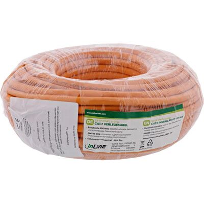 InLine Verlegekabel Cat.7 S/FTP (S/FTP, CAT7, 25 m), Câble réseau InLine Verlegekabel Cat.7 S/FTP (S/FTP, CAT7, 25 m), Câble réseau
