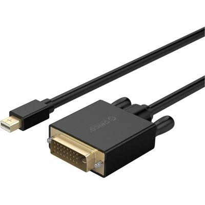 Orico Câble XD-MDTD Mini DisplayPort vers DVI Full HD 60 Hz, 2 m - Noir (2 m), Câble vidéo, Noir Orico Câble XD-MDTD Mini DisplayPort vers DVI Full HD 60 Hz, 2 m - Noir (2 m), Câble vidéo, Noir
