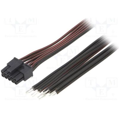 Espe Connecteur femelle : 10, 0,6 m, 4 A. Isolation : PVC noir-rouge, type TLYp (0.60 m), Câble d'alimentation, Rouge, Noir Espe Connecteur femelle : 10, 0,6 m, 4 A. Isolation : PVC noir-rouge, type TLYp (0.60 m), Câble d'alimentation, Rouge, Noir