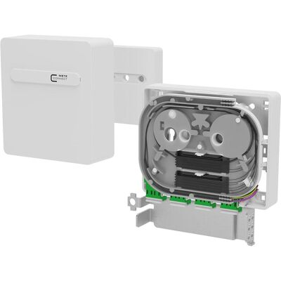 Metz Connect Boîte de jonction OpDAT APL splice 4xLC-D APC OS2, 8 pigtails (Boîte de jonction), Réseau : accessoires Metz Connect Boîte de jonction OpDAT APL splice 4xLC-D APC OS2, 8 pigtails (Boîte de jonction), Réseau : accessoires