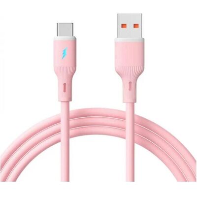 Akyga Câble USB USB-A mâle, USB-C mâle 1 m rose AK-USB-61 (1 m, USB 2.0, 18 W), Câble USB Akyga Câble USB USB-A mâle, USB-C mâle 1 m rose AK-USB-61 (1 m, USB 2.0, 18 W), Câble USB