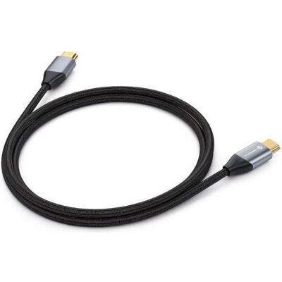 Forcell Câble DisplayPort 2.1 – 16K 60 Hz/8K 120 Hz/4K 240 Hz – 80 Gbps – 2 m – Noir (2 m), Câble vidéo, Noir Forcell Câble DisplayPort 2.1 – 16K 60 Hz/8K 120 Hz/4K 240 Hz – 80 Gbps – 2 m – Noir (2 m), Câble vidéo, Noir