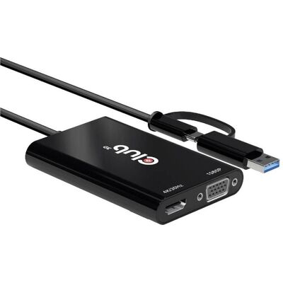 Club 3D Club3D Adaptateur MiniDisplayport > DVI DualLink HDCP Off St/Bu (HDMI, VGA), Adaptateur vidéo, Noir Club 3D Club3D Adaptateur MiniDisplayport > DVI DualLink HDCP Off St/Bu (HDMI, VGA), Adaptateur vidéo, Noir