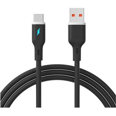 Akyga AK-USB-62 USB-A auf USB-C 18W Kabel 1m Schwarz (1 m, USB 2.0, 18 W), Câble USB Akyga AK-USB-62 USB-A auf USB-C 18W Kabel 1m Schwarz (1 m, USB 2.0, 18 W), Câble USB