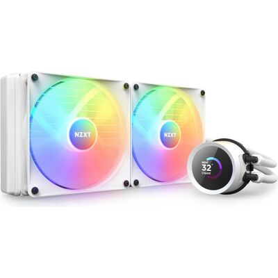 NZXT Kraken 280 RGB, Refroidissement liquide CPU, Blanc NZXT Kraken 280 RGB, Refroidissement liquide CPU, Blanc