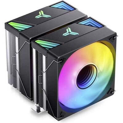 Jonsbo CR-3000 Refroidisseur CPU Dual Tower, ARGB - 2x 120 mm, noir (160 mm), Ventirad processeur, Noir, Multicolore Jonsbo CR-3000 Refroidisseur CPU Dual Tower, ARGB - 2x 120 mm, noir (160 mm), Ventirad processeur, Noir, Multicolore
