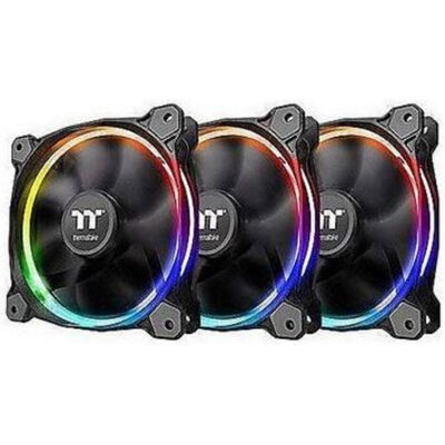 Thermaltake Riing 12 RGB Sync Edition (120 mm, 3x), Ventilateur PC, Noir Thermaltake Riing 12 RGB Sync Edition (120 mm, 3x), Ventilateur PC, Noir