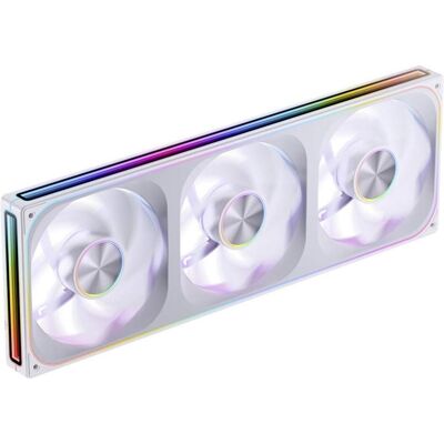 Jonsbo ZA-420WR PWM-Lüfter, Reverse, ARGB - 3x 140mm, weiss (140 mm, 3x), Ventilateur PC, Blanc Jonsbo ZA-420WR PWM-Lüfter, Reverse, ARGB - 3x 140mm, weiss (140 mm, 3x), Ventilateur PC, Blanc