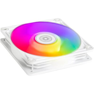Silverstone VISTA Performance Ventilateur PWM, ARGB - 120mm, blanc (120 mm, 1x), Ventilateur PC, Blanc Silverstone VISTA Performance Ventilateur PWM, ARGB - 120mm, blanc (120 mm, 1x), Ventilateur PC, Blanc