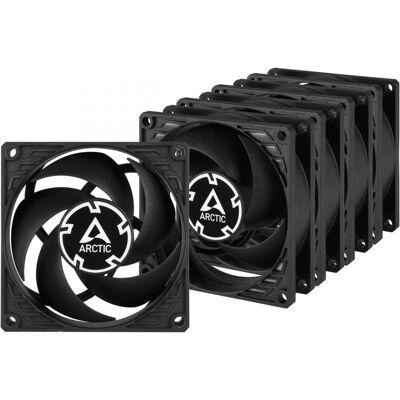 Arctic Pack de valeur P8 PWM PST (80 mm, 5x), Ventilateur PC, Noir Arctic Pack de valeur P8 PWM PST (80 mm, 5x), Ventilateur PC, Noir