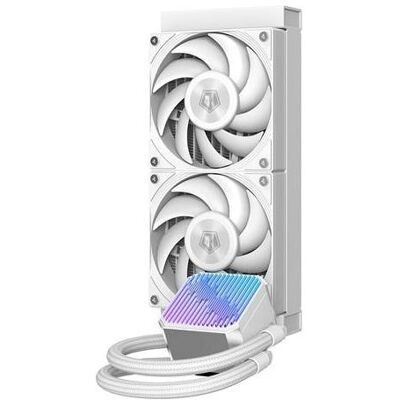 ID-Cooling CPU Water Cooler - DX240 MAX WHITE (35.2dB max. 144,41 m3/h 2x12cm, fehér), Refroidissement liquide CPU, Blanc ID-Cooling CPU Water Cooler - DX240 MAX WHITE (35.2dB max. 144,41 m3/h 2x12cm, fehér), Refroidissement liquide CPU, Blanc