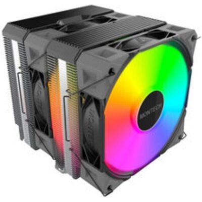 Montech NX600 ARGB Black (160 mm), Ventirad processeur, Noir Montech NX600 ARGB Black (160 mm), Ventirad processeur, Noir
