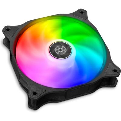 Silverstone Ventilateur Air Blazer 120R, ARGB (120 mm, 1x), Ventilateur PC, Noir Silverstone Ventilateur Air Blazer 120R, ARGB (120 mm, 1x), Ventilateur PC, Noir