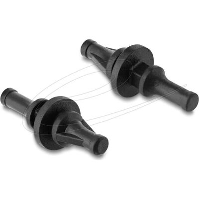 Delock Fixation anti-vibrations en silicone (courte) pour ventilateur 50, Ventilateur PC : accessoires, Noir Delock Fixation anti-vibrations en silicone (courte) pour ventilateur 50, Ventilateur PC : accessoires, Noir