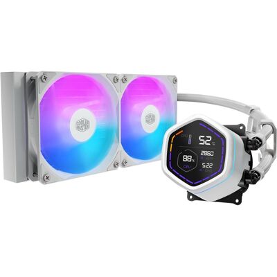 Cooler Master ML Core Nex Digital 240 WHITE ARGB, Refroidissement liquide CPU, Blanc Cooler Master ML Core Nex Digital 240 WHITE ARGB, Refroidissement liquide CPU, Blanc