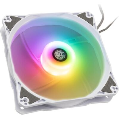 Bitspower Notos 120mm ARGB Ventilateur - Blanc Bitspower Notos 120mm ARGB Ventilateur - Blanc
