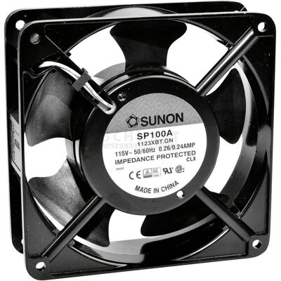 Sunon DP200A2123XBT Ventilateur axial 230 V/AC 164.76 m³/h (L x l x H) 120 x 120 x 38 (120 mm, 1x), Ventilateur PC, Noir Sunon DP200A2123XBT Ventilateur axial 230 V/AC 164.76 m³/h (L x l x H) 120 x 120 x 38 (120 mm, 1x), Ventilateur PC, Noir